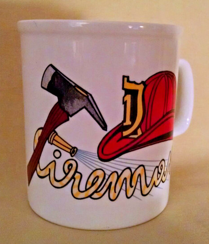 Fireman mug geo - mug, lefton