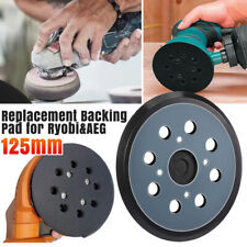 125mm/5" 8 Hole Replacement Backing Pad For Ryobi&AEG Orbital Sander Quality UK