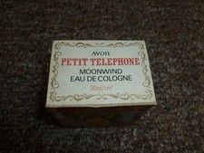 Avon Petit Telephone moonwind Eau De Cologne full 30ml Vintage With Box
