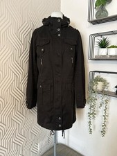 Ted Baker Black Parka Coat –