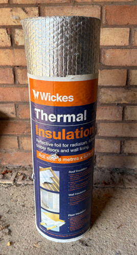 Wickes thermal foil insulation - foil,