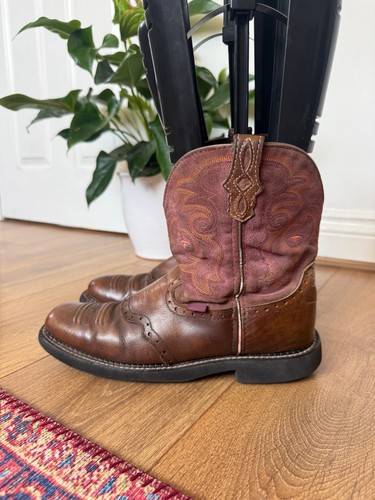 Vintage justin western cowboy - justin,