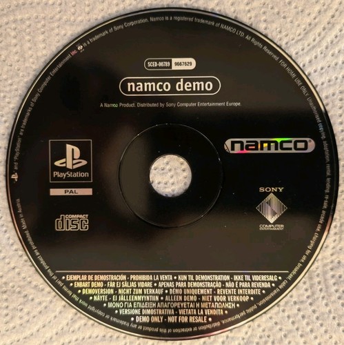 Namco demo playstation - playstation, 1