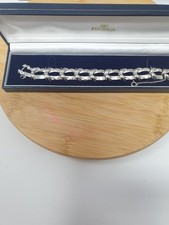Corocraft Signed Silver Metal Bracelet With Box Vintage