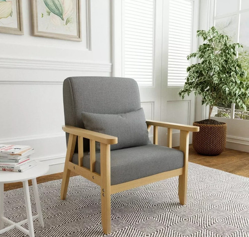 Mondeer wooden armchair sofa - wooden,