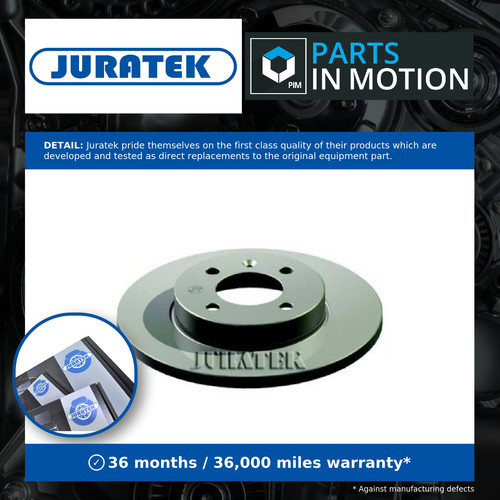 Brake discs pair solid - discs, fits