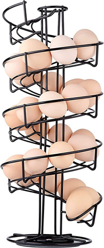 Spiral design metal egg - spiral,