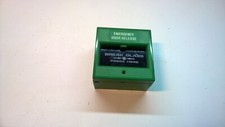 EMERGENCY DOOR RELEASE - BREAK GLASS - GREEN BOX  - (R10-2)