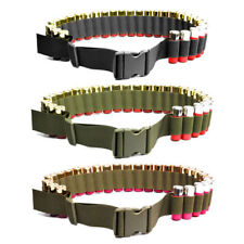outdoor Hunting Shotgun Shell Ammo Bandolier Holder Belt for 29 Rounds 12GA