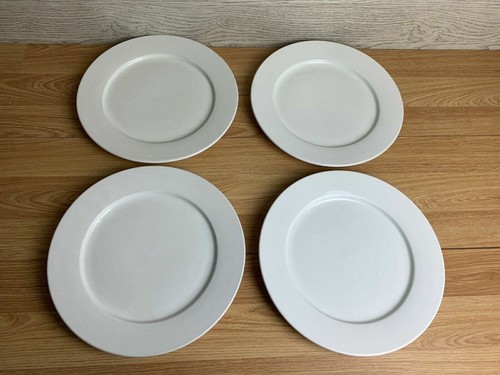White dinner plates - dinner, 10"