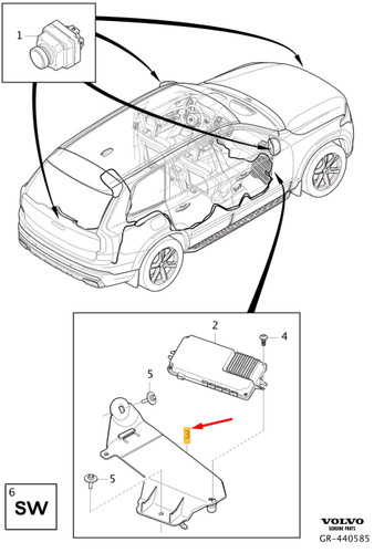 Volvo xc40 parking aid - xc40, system
