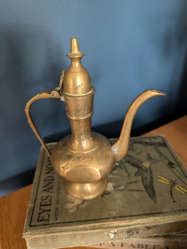 Vintage style brass dallah - vintage,