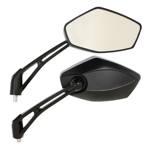 Universal black 10mm mirrors - black,