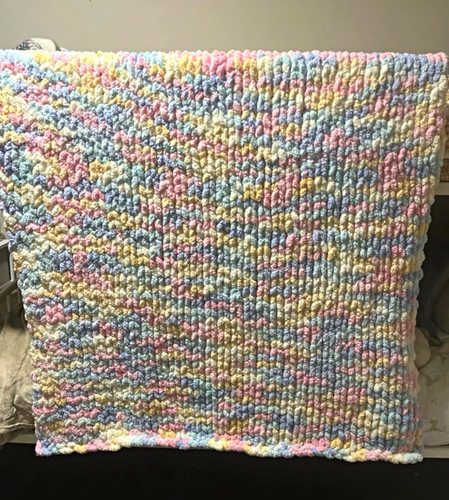 Handknit multicolour chunky - handknit,