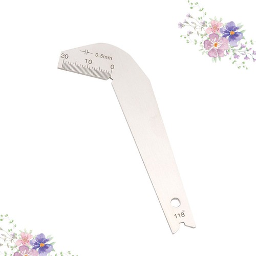 Drill point angle gauge - drill,