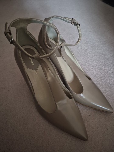 New zara woman leather shoes - zara,