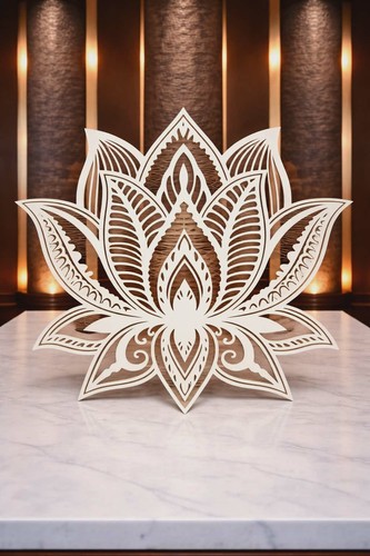 Mandala lotus wall art - lotus,