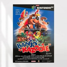 Banjo Kazooie POSTER Nintendo