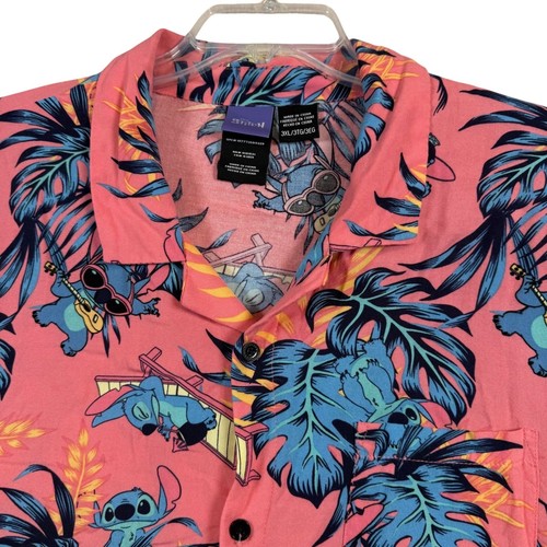Disney stitch button - button, down