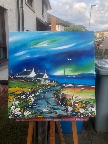 Large original painting - original, on
