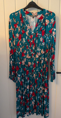 Bon marche teal dress long - teal,