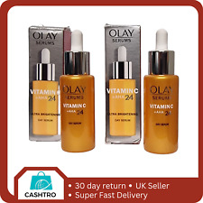 2 X Olay VITAMIN C +AHA 24 Ultra Brightening Day Serum 40ml