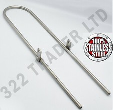 RALEIGH CHOPPER TOMAHAWK SISSY BAR - STAINLESS STEEL - REPRODUCTION