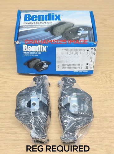 Brake pad set front - set, fits