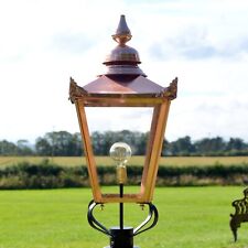 NEW 90cm Tall Copper Victorian Lantern Replacement Lamp Post Top