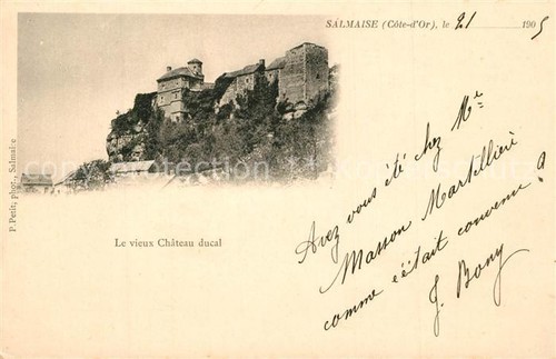 Salmaise vieux chateau - le,