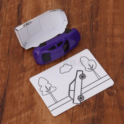 Appearing car magic trick card - appearing,