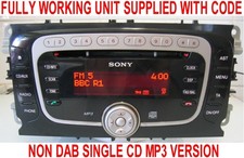FORD SONY MP3 CD CAR RADIO