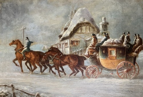 Fine quality 19th century oil - quality,