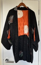 Vintage japanese silk kimono - japanese,