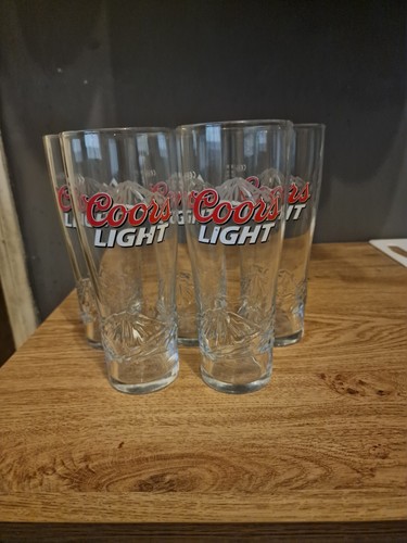 Coors light pint glasses - coors,