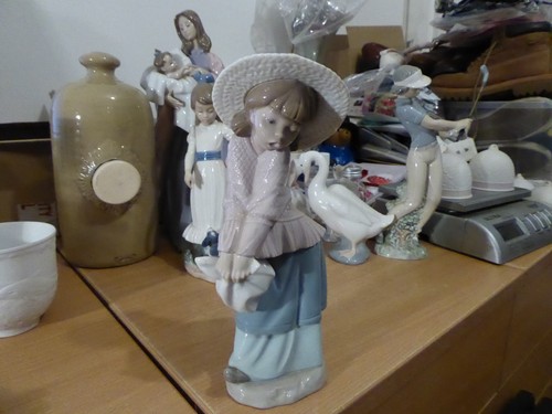 Lladro nao large girl - nao, bag