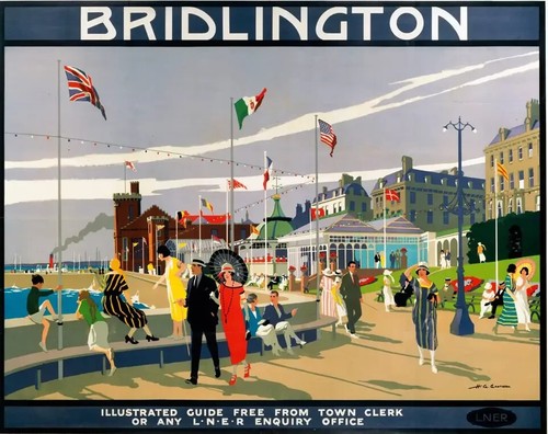 Bridlington promenade old - promenade, (old