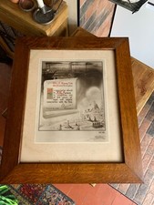 Large Wooden Framed Presentation Picture 1939 W&T Avery Soho Foundry B’ham 