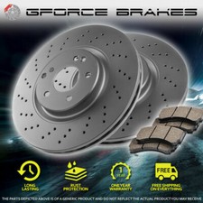 Front Drilled Rotors & Ceramic
