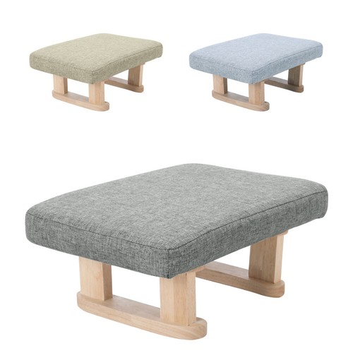 Rectangle small footstool wood - rectangle,