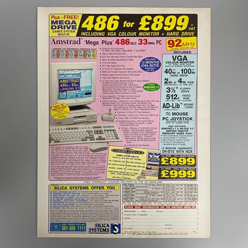 Amstrad mega plus 486 - mega,