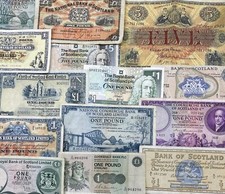 SCOTTISH BANKNOTES - CHOICE OF BANKNOTE AND STYLE - SCOTLAND