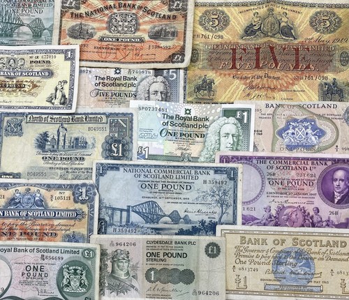 Scottish banknotes choice - -,