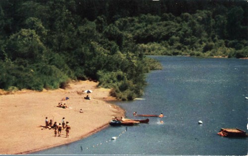 Aerial view russian river - russian,