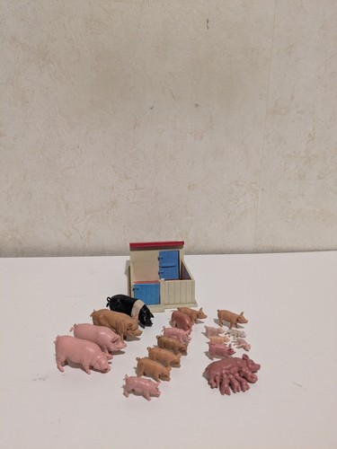 Britains pig sty with - britains,