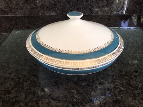 Crown ducal lidded vegetable - crown,