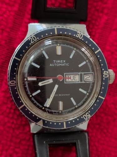 Vintage timex automatic - timex, diver