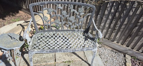 Vintage cast aluminum outdoor - vintage,