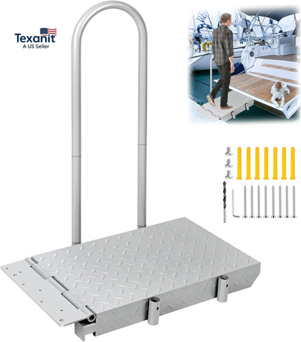 Boat boarding platform with - boat,