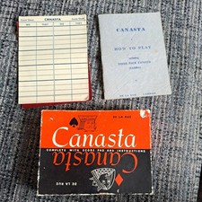 Canasta Card Game by de la rue